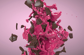 Chocolate 3D render